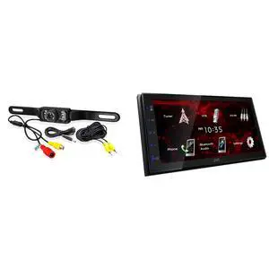 KW-M180BT 6.8 in Receiver Backup Camera Bundle | 6.8 in Bluetooth receiver with iPhone and Android support, USB, 3 pre-outs, and backup camera KW-M180BT 6.8 in Receiver Backup Camera Bundle | 6.8 in Bluetooth receiver with iPhone and Android support, USB, 3 pre-outs, and backup camera