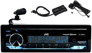 JVC KD-T920BTS Bundle: CD Car Stereo Receiver with Bluetooth USB Alexa SiriusXM Ready 13-Band EQ, SXV300v1 Satellite Radio Tuner Kit with Magnetic Antenna, 2-Items JVC KD-T920BTS Bundle: CD Car Stereo Receiver with Bluetooth USB Alexa SiriusXM Ready 13-Band EQ, SXV300v1 Satellite Radio Tuner Kit with Magnetic Antenna, 2-Items