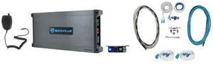 DBM50 5-Channel Marine Amplifier Bundle with RMWK4 Amp Wire Kit | 4000W Peak / 980W RMS, Class AB/D, HPF/LPF/Subsonic Filters, Bass Knob, PA Microphone, 2 MRCA25 25' RCA Cables, 4-Items DBM50 5-Channel Marine Amplifier Bundle with RMWK4 Amp Wire Kit | 4000W Peak / 980W RMS, Class AB/D, HPF/LPF/Subsonic Filters, Bass Knob, PA Microphone, 2 MRCA25 25' RCA Cables, 4-Items