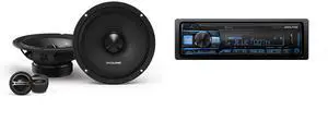 UTE-83BT DM-65C-G 6.5 Component Speaker Bundle | Bluetooth multimedia receiver that does not play CDs, bundled with DM-65C-G 6.5 in component 2-way speakers UTE-83BT DM-65C-G 6.5 Component Speaker Bundle | Bluetooth multimedia receiver that does not play CDs, bundled with DM-65C-G 6.5 in component 2-way speakers