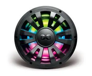 by ECOXGEAR Single 10-inch Extreme Subwoofer Waterproof Wired Marine Speaker 600 Watts Peak with Dual 4-Ohms Voice Coils and LEDCast Multi-Color LED Lighting by ECOXGEAR Single 10-inch Extreme Subwoofer Waterproof Wired Marine Speaker 600 Watts Peak with Dual 4-Ohms Voice Coils and LEDCast Multi-Color LED Lighting