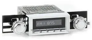 RetroRadio AM FM Stereo 03P-73P Chrome Compatible with 1976-86 Jeep CJ7 RetroRadio AM FM Stereo 03P-73P Chrome Compatible with 1976-86 Jeep CJ7