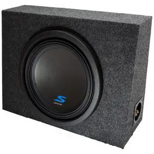 Alpine S-W12D4 Type S 12 Inch Subwoofer in Loaded Sub Box Enclosure | Universal bass package, works in cars trucks and SUVs, ready for your amplifier, great single-unit daily upgrade Alpine S-W12D4 Type S 12 Inch Subwoofer in Loaded Sub Box Enclosure | Universal bass package, works in cars trucks and SUVs, ready for your amplifier, great single-unit daily upgrade