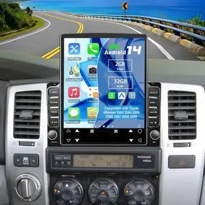 Android 14 Double Din Car Stereo Radio for Toyota 4Runner 2003-09 | 9.7" Touchscreen Car Radio w/Wireless Carplay Android Auto GPS WiFi Bluetooth RDS DSP SWC Backup Camera Android 14 Double Din Car Stereo Radio for Toyota 4Runner 2003-09 | 9.7" Touchscreen Car Radio w/Wireless Carplay Android Auto GPS WiFi Bluetooth RDS DSP SWC Backup Camera