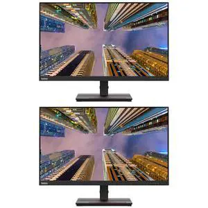 ThinkVision S24e 24-inch 1920 x 1080 LED Backlit Full HD LCD Monitor, 2-Pack Bundle with HDMI, VGA ThinkVision S24e 24-inch 1920 x 1080 LED Backlit Full HD LCD Monitor, 2-Pack Bundle with HDMI, VGA