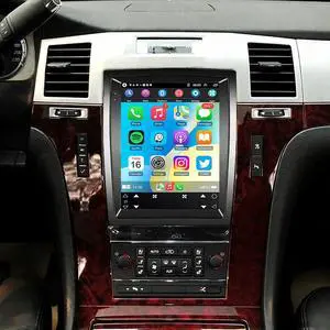 Car Stereo for Cadillac Escalade 2007-2014 with Wireless Carplay Android Auto,9.7 inch HD Touchscreen Car Radio with Bluetooth GPS WiFi SWC FM RDS DSP AHD Backup Camera-2+32G Car Stereo for Cadillac Escalade 2007-2014 with Wireless Carplay Android Auto,9.7 inch HD Touchscreen Car Radio with Bluetooth GPS WiFi SWC FM RDS DSP AHD Backup Camera-2+32G