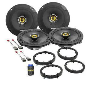 2 Pairs of 6.5 inch Speakers for 2008-2022 Honda Accord Kicker CS Series Upgrade Kit Front and Rear with Harnesses and Adapters 2 Pairs of 6.5 inch Speakers for 2008-2022 Honda Accord Kicker CS Series Upgrade Kit Front and Rear with Harnesses and Adapters