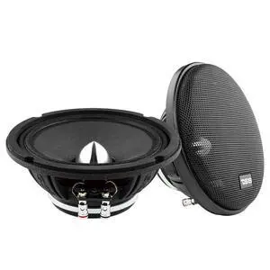 PRO-FR6NEO Pair 6.5 Neodymium Full-Range Loudspeaker with Silver Bullet Tweeter and Grill 450W Max, 225W RMS, 4-Ohm, Aluminum Basket, High Power Car Audio Speaker - 2 Speakers PRO-FR6NEO Pair 6.5 Neodymium Full-Range Loudspeaker with Silver Bullet Tweeter and Grill 450W Max, 225W RMS, 4-Ohm, Aluminum Basket, High Power Car Audio Speaker - 2 Speakers