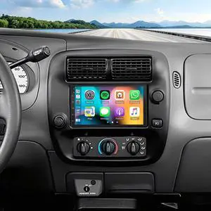 Car Stereo Radio Compatible for Ford Ranger 2000 with Carplay Android Auto GPS Navigation 7in Touchscreen Car Radio Player with WiFi FM/RDS Radio Bluetooth SWC Mirror Link + Backup Camera Car Stereo Radio Compatible for Ford Ranger 2000 with Carplay Android Auto GPS Navigation 7in Touchscreen Car Radio Player with WiFi FM/RDS Radio Bluetooth SWC Mirror Link + Backup Camera