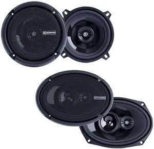 1 Pair of PRX5 5.25" Coaxial Speakers and 1 Pair of PRX6903 6X9 3-Way Coaxial Power Reference Series Speakers 1 Pair of PRX5 5.25" Coaxial Speakers and 1 Pair of PRX6903 6X9 3-Way Coaxial Power Reference Series Speakers