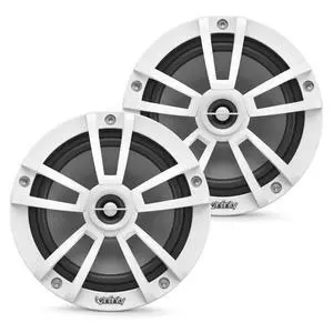 622MW Marine 6.5 Inch Coaxial Speakers - White 622MW Marine 6.5 Inch Coaxial Speakers - White