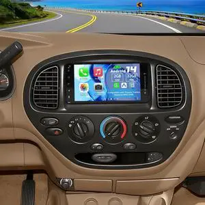 2 Din Car Stereo Upgrade Radio for Toyota Tundra Sequoia 2003-2006 | Android 14 7" Touchscreen Wireless Carplay Android Auto GPS WiFi Bluetooth RDS DSP SWC Mirrorlink Mic Backup Camera 2 Din Car Stereo Upgrade Radio for Toyota Tundra Sequoia 2003-2006 | Android 14 7" Touchscreen Wireless Carplay Android Auto GPS WiFi Bluetooth RDS DSP SWC Mirrorlink Mic Backup Camera