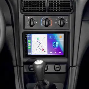 7'' Screen Radio for Ford Mustang 2001 2002 2003 2004 Stereo with Carplay & Android Auto, IPS Touch Screen Head Unit with Mirror Link GPS Bluetooth WiFi FM Backup Camera 7'' Screen Radio for Ford Mustang 2001 2002 2003 2004 Stereo with Carplay & Android Auto, IPS Touch Screen Head Unit with Mirror Link GPS Bluetooth WiFi FM Backup Camera