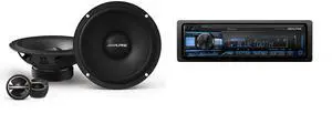 UTE-83BT Mech-Less Digital Media Receiver with Bluetooth® Wireless Technology w/EL-E65C-G 6.5" Component Speaker Set UTE-83BT Mech-Less Digital Media Receiver with Bluetooth® Wireless Technology w/EL-E65C-G 6.5" Component Speaker Set