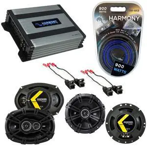 Compatible with Chevy Camaro 2010-2014 Factory Speaker Replacement Kicker Bundle DSC67 DSC693 & Harmony HA-A400.4 Compatible with Chevy Camaro 2010-2014 Factory Speaker Replacement Kicker Bundle DSC67 DSC693 & Harmony HA-A400.4