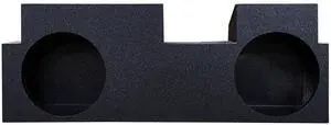 REC134 Dual 12" Sealed Subwoofer Box for 2019-2023 Jeep Gladiator | Made in USA, 5/8" MDF Construction, Under Seat Fitment, Bed Liner Finish, 0.51 Cu Ft Net Volume Per Sub REC134 Dual 12" Sealed Subwoofer Box for 2019-2023 Jeep Gladiator | Made in USA, 5/8" MDF Construction, Under Seat Fitment, Bed Liner Finish, 0.51 Cu Ft Net Volume Per Sub