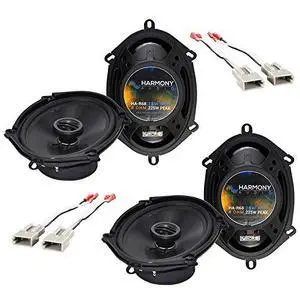 R68 5x7 6x8 Speakers with Harness Fits Ford Ranger 1994-1997 | 225W factory replacement pair, plug-and-play wiring included, no splicing, clear OEM upgrade R68 5x7 6x8 Speakers with Harness Fits Ford Ranger 1994-1997 | 225W factory replacement pair, plug-and-play wiring included, no splicing, clear OEM upgrade