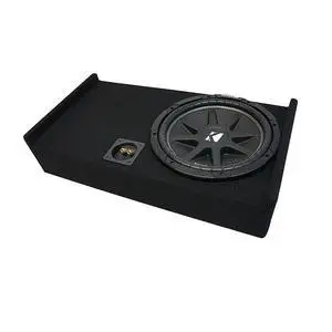 Kicker Comp C12 Single 12" Loaded Sub Box Fits 2009-2015 F150 SuperCrew | Drivers arrive pre-mounted, air-tight MDF build, matched 12 inch subwoofer volume, spring terminals, just add power and play Kicker Comp C12 Single 12" Loaded Sub Box Fits 2009-2015 F150 SuperCrew | Drivers arrive pre-mounted, air-tight MDF build, matched 12 inch subwoofer volume, spring terminals, just add power and play