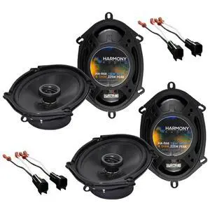 Speakers with Harness Fits Ford Explorer Sport Trac 2001-2010 | Rhythm Series 225W pair, 5x7 6x8 factory replacement, plug-and-play wiring install, covers 2004 models, clear sound upgrade Speakers with Harness Fits Ford Explorer Sport Trac 2001-2010 | Rhythm Series 225W pair, 5x7 6x8 factory replacement, plug-and-play wiring install, covers 2004 models, clear sound upgrade