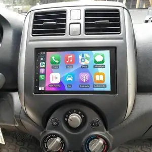 7 inch Car Radio Stereo for Nissan Versa 2012-2019, 2+32G Double Din Stereo for Nissan Versa Head Unit with Backup Camera Touchscreen Android Auto Bluetooth GPS Navigation Mirror Link FM/SWC 7 inch Car Radio Stereo for Nissan Versa 2012-2019, 2+32G Double Din Stereo for Nissan Versa Head Unit with Backup Camera Touchscreen Android Auto Bluetooth GPS Navigation Mirror Link FM/SWC