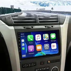 10.1'' Android 14 Car Stereo Radio for Chevy Traverse 2009-2012, Touch Screen Radio with Carplay Android Auto GPS Navi SWC Bluetooth WiFi FM RDS DSP Mirror Link Split Screen MIC Backup Camera 10.1'' Android 14 Car Stereo Radio for Chevy Traverse 2009-2012, Touch Screen Radio with Carplay Android Auto GPS Navi SWC Bluetooth WiFi FM RDS DSP Mirror Link Split Screen MIC Backup Camera