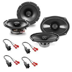 Factory Speaker Upgrade Kit for Chevrolet Impala, GMC & Buick 2000-2016 | 6.5" & 6x9 Coaxial Speakers with Plug-and-Play Harness Factory Speaker Upgrade Kit for Chevrolet Impala, GMC & Buick 2000-2016 | 6.5" & 6x9 Coaxial Speakers with Plug-and-Play Harness