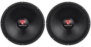RVP15W4 15" Raw DJ Subwoofer, 4 Ohm, 51 Oz Magnet, 2-Pack | 1000W Peak, 500W RMS, Replacement Woofer, 2.5" CCAW Voice Coil, Banana Plug Terminals, Steel Basket, 25Hz-1.5kHz RVP15W4 15" Raw DJ Subwoofer, 4 Ohm, 51 Oz Magnet, 2-Pack | 1000W Peak, 500W RMS, Replacement Woofer, 2.5" CCAW Voice Coil, Banana Plug Terminals, Steel Basket, 25Hz-1.5kHz
