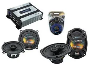 Speakers with Amp Fits Dodge Challenger 2008-2014 6x9 5.25 | 800W power included, front and rear pairs, matched system upgrade, car amplifier package, sound boost, 4 channel Speakers with Amp Fits Dodge Challenger 2008-2014 6x9 5.25 | 800W power included, front and rear pairs, matched system upgrade, car amplifier package, sound boost, 4 channel