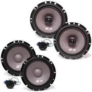 SXE-1751S 6.5" Component Speakers with SXE-1726S 6.5" Coax Speakers SXE-1751S 6.5" Component Speakers with SXE-1726S 6.5" Coax Speakers
