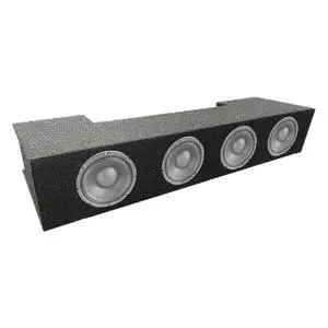 Atrend Accu-Tuned 8 Crew Sealed Subwoofer Enclosure - 2019 & UP Ram Crew Cab, Premium Carpet Finish, Precision Acoustics for Optimal Bass Response, Formulated Aliphatic Wood Glue & Seamless OEM Fit Atrend Accu-Tuned 8 Crew Sealed Subwoofer Enclosure - 2019 & UP Ram Crew Cab, Premium Carpet Finish, Precision Acoustics for Optimal Bass Response, Formulated Aliphatic Wood Glue & Seamless OEM Fit