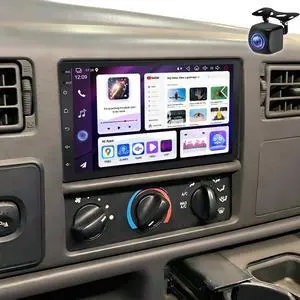 7" Double Din Car Radio Stereo for Ford F250 F-350 Super Duty 1999-2004 with Wireless CarPlay & Android Auto IPS Touchscreen Head Unit WiFi GPS Navigation Bluetooth FM with SWC Backup Camera 7" Double Din Car Radio Stereo for Ford F250 F-350 Super Duty 1999-2004 with Wireless CarPlay & Android Auto IPS Touchscreen Head Unit WiFi GPS Navigation Bluetooth FM with SWC Backup Camera