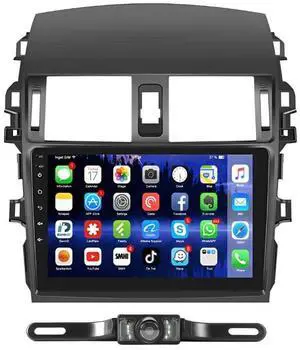 Android 13 Double Din Car Stereo for C*orolla 2009-2013 | 2G+32G 9 Inch Touch Screen Car Stereo Radio with Wireless Carplay Android Auto GPS Navigation WiFi Mic Backup Camera Android 13 Double Din Car Stereo for C*orolla 2009-2013 | 2G+32G 9 Inch Touch Screen Car Stereo Radio with Wireless Carplay Android Auto GPS Navigation WiFi Mic Backup Camera