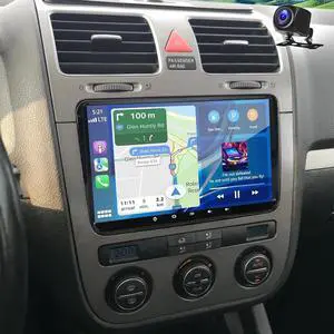 9" Touschscreen Car Radio for VW Rabbit 2006-2009 Car Stereo with | Wireless CarPlay and Android Auto 2G+64G Android 14 Double Din Head Unit Support GPS Bluetooth WiFi FM SWC Camera Mirror Link 9" Touschscreen Car Radio for VW Rabbit 2006-2009 Car Stereo with | Wireless CarPlay and Android Auto 2G+64G Android 14 Double Din Head Unit Support GPS Bluetooth WiFi FM SWC Camera Mirror Link
