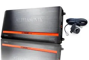 V1200.5 Venum Series 2400 Watts Max 5-Channel Car Amp with Power Plant Chip 4-Way Protection Circuitry Multi-Channel Bridgeable Class A/B Amp with Remote Bass Boost Control Knob Include V1200.5 Venum Series 2400 Watts Max 5-Channel Car Amp with Power Plant Chip 4-Way Protection Circuitry Multi-Channel Bridgeable Class A/B Amp with Remote Bass Boost Control Knob Include
