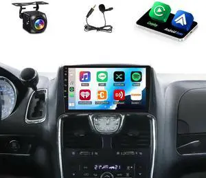 10.1" Screen Radio for Chrysler Town & Country 2008 2009 2010 2011 2012 | Car Radio Touch Screen with CarPlay Android Auto GPS Bluetooth, WiFi, SWC, FM, Mic, WiFi, Backup Camera, 4+64G 10.1" Screen Radio for Chrysler Town & Country 2008 2009 2010 2011 2012 | Car Radio Touch Screen with CarPlay Android Auto GPS Bluetooth, WiFi, SWC, FM, Mic, WiFi, Backup Camera, 4+64G