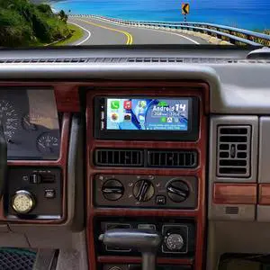Android 14 Double Din Car Stereo Upgrade Radio for Jeep Grand Cherokee 1993-1998,6.86" Touchscreen Wireless Carplay Android Auto GPS WiFi Bluetooth RDS DSP SWC Mirrorlink Mic Backup Camera Android 14 Double Din Car Stereo Upgrade Radio for Jeep Grand Cherokee 1993-1998,6.86" Touchscreen Wireless Carplay Android Auto GPS WiFi Bluetooth RDS DSP SWC Mirrorlink Mic Backup Camera