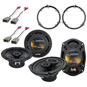 6.5 and 6x9 Speaker Package Fits Honda Accord 1998-2002 | 300 watt round pair plus 450 watt oval pair, direct replacement combo, upgraded bolt-in mounting, easy DIY refresh 6.5 and 6x9 Speaker Package Fits Honda Accord 1998-2002 | 300 watt round pair plus 450 watt oval pair, direct replacement combo, upgraded bolt-in mounting, easy DIY refresh