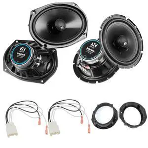 Complete 6.5" & 6x9 Speaker Upgrade Kit for Ford Explorer 2011-2019 | A pair of 6.5" & 6x9" complete speaker replacement package kit with adapters and harnesses for select Ford Explorer 2011-2019 Complete 6.5" & 6x9 Speaker Upgrade Kit for Ford Explorer 2011-2019 | A pair of 6.5" & 6x9" complete speaker replacement package kit with adapters and harnesses for select Ford Explorer 2011-2019