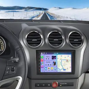 7" Android Car Radio for Saturn Vue 2008 2009 2010 with Wireless CarPlay and Android Auto, Double Din Touchscreen Car Stereo for Saturn Vue 2008 Head Unit w/Bluetooth GPS WiFi FM Backup Camera, 2+32G 7" Android Car Radio for Saturn Vue 2008 2009 2010 with Wireless CarPlay and Android Auto, Double Din Touchscreen Car Stereo for Saturn Vue 2008 Head Unit w/Bluetooth GPS WiFi FM Backup Camera, 2+32G