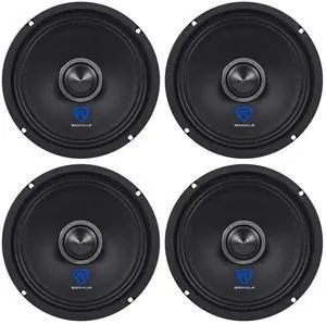 RXM64 6.5" 4-Ohm Car Audio Mid-Bass/Midrange Speaker, 4-Pack | 150W Peak / 75W RMS, Kevlar Cone, 1.5" CCAR Voice Coil, 60 Oz Magnet, Wire Mesh Grille, 100dB, 125Hz-10kHz RXM64 6.5" 4-Ohm Car Audio Mid-Bass/Midrange Speaker, 4-Pack | 150W Peak / 75W RMS, Kevlar Cone, 1.5" CCAR Voice Coil, 60 Oz Magnet, Wire Mesh Grille, 100dB, 125Hz-10kHz