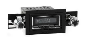 RetroRadio Compatible with 1968-79 Ford F-Series Truck with Deluxe 8-Track Factory Radio Features Include Bluetooth, AUX, AM/FM LACB-M1-221-55P-75PF2 RetroRadio Compatible with 1968-79 Ford F-Series Truck with Deluxe 8-Track Factory Radio Features Include Bluetooth, AUX, AM/FM LACB-M1-221-55P-75PF2