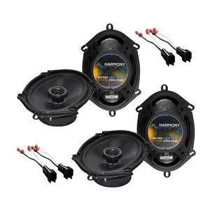 Fits 1999-2004 Ford F250 F350 5x7 6x8 Speakers with Harness | 225W factory replacement upgrade package, plug-and-play truck install, HA-R68 series pair, no splicing, clear sound Fits 1999-2004 Ford F250 F350 5x7 6x8 Speakers with Harness | 225W factory replacement upgrade package, plug-and-play truck install, HA-R68 series pair, no splicing, clear sound