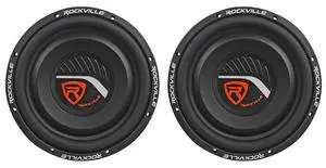 W12T4S4 12" SVC 4-Ohm Slim Car Subwoofer, 1400W, 2-Pack | CEA-2031 Compliant, 2" Voice Coil, Strontium Magnet, Butyl Surround, Steel Basket, Chrome Terminals, 3.7" Depth, 34Hz-500Hz W12T4S4 12" SVC 4-Ohm Slim Car Subwoofer, 1400W, 2-Pack | CEA-2031 Compliant, 2" Voice Coil, Strontium Magnet, Butyl Surround, Steel Basket, Chrome Terminals, 3.7" Depth, 34Hz-500Hz