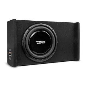 EN-DF10 10" Shallow Thin Subwoofer Enclosure Down-Firing Compact Sealed Design for Car Trucks 600 Watts Black EN-DF10 10" Shallow Thin Subwoofer Enclosure Down-Firing Compact Sealed Design for Car Trucks 600 Watts Black