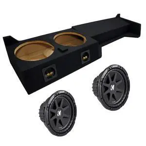 Kicker Comp C10 Dual 10" Sub Box 600W Peak Fits Nissan Frontier Crew Cab | Powerful subwoofer enclosure design, matched bass drivers, wired and ready, easy truck install, 10 inch Kicker Comp C10 Dual 10" Sub Box 600W Peak Fits Nissan Frontier Crew Cab | Powerful subwoofer enclosure design, matched bass drivers, wired and ready, easy truck install, 10 inch