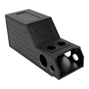 Console Subwoofer Box Compatible with 08-16 Ford F-250 Crew Cab | Crew/Single /Ext Cab MDF+Plastic(ABS) Black Center Console Subwoofer Box Console Subwoofer Box Compatible with 08-16 Ford F-250 Crew Cab | Crew/Single /Ext Cab MDF+Plastic(ABS) Black Center Console Subwoofer Box