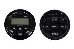 Marine Stereo with Remote Bluetooth Gauge Style Boat Radio Media Receiver and Controller Bundle, Weather-Resistant, Wireless Streaming, AM/FM USB, Pontoon and Watercraft Ready Marine Stereo with Remote Bluetooth Gauge Style Boat Radio Media Receiver and Controller Bundle, Weather-Resistant, Wireless Streaming, AM/FM USB, Pontoon and Watercraft Ready