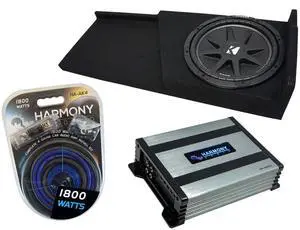 Kicker Comp C10 10" Sub Box Amp Fits 2007-2013 GMC Sierra Extended Cab | Loaded subwoofer package for your pickup, vehicle-specific enclosure, matched mono power, 10 inch wiring hookup Kicker Comp C10 10" Sub Box Amp Fits 2007-2013 GMC Sierra Extended Cab | Loaded subwoofer package for your pickup, vehicle-specific enclosure, matched mono power, 10 inch wiring hookup