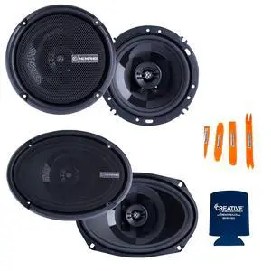 Speaker Bundle: 1 Pair of PRX602 6.5" Coaxial and 1 Pair of PRX6902 6X9 Coaxial Speakers Speaker Bundle: 1 Pair of PRX602 6.5" Coaxial and 1 Pair of PRX6902 6X9 Coaxial Speakers