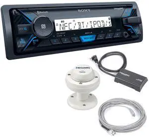 DSX-M55BT SXV300m1 SiriusXM Tuner Antenna Bundle | Marine media receiver bundle with SiriusXM SXV300m1 satellite radio tuner and RV/marine antenna DSX-M55BT SXV300m1 SiriusXM Tuner Antenna Bundle | Marine media receiver bundle with SiriusXM SXV300m1 satellite radio tuner and RV/marine antenna